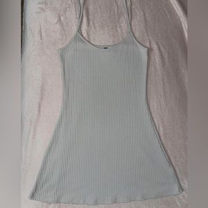 Tan H & M dress